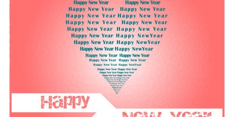 New Year Greeting in Love JPG and Vector 4