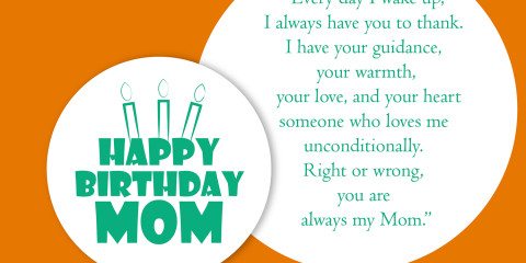 Happy Birthday Mom Greeting With Quotes 24