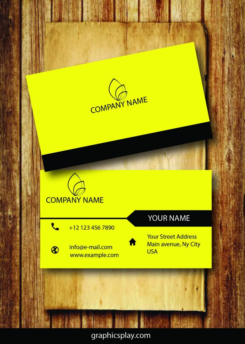 Business Card Design Vector Template - ID 1695 1