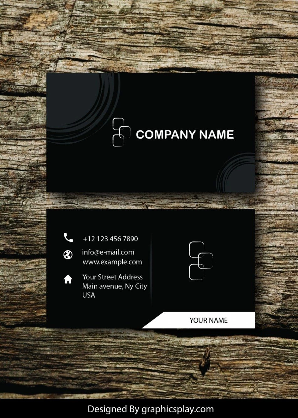 Business Card Design Vector Template - ID 1706 1