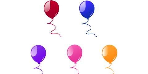 Beautiful Balloon Vector and PNG 15