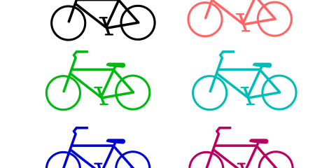 Simple Bicycle PNG and Vector 34