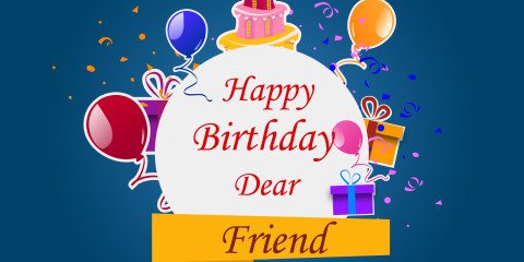 Happy Birthday Dear Friend Greeting 21