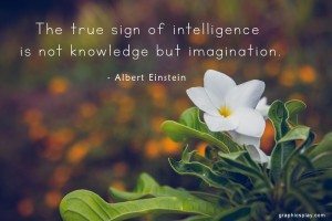 Albert Einstein's Quote about Imagination 19
