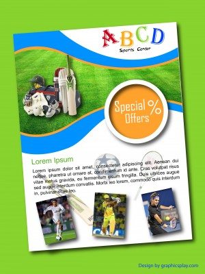 Sports Shop Flyer Design Template ID - 3183 11